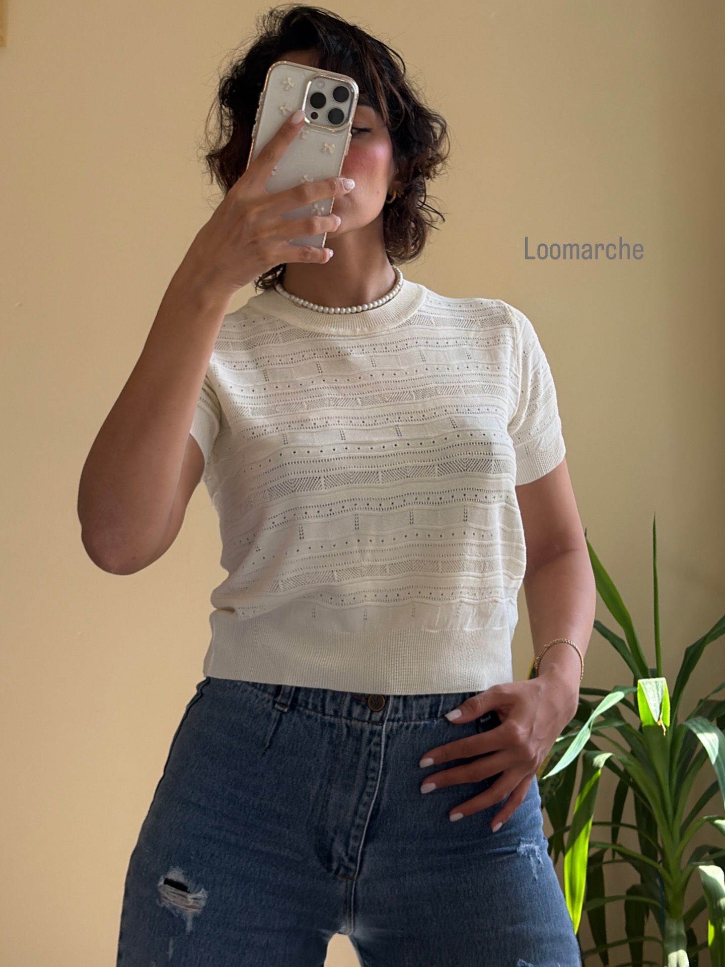 تیشرت زنانه ابریشمی Loomarche