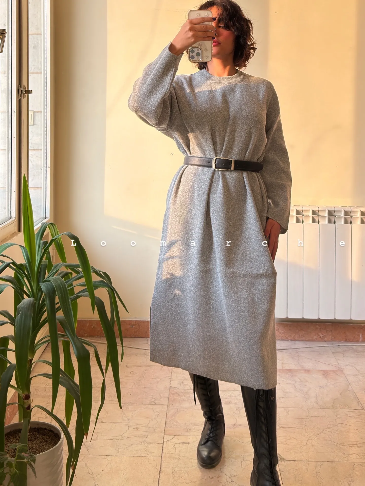 بافت زنانه ماکسی loomarche