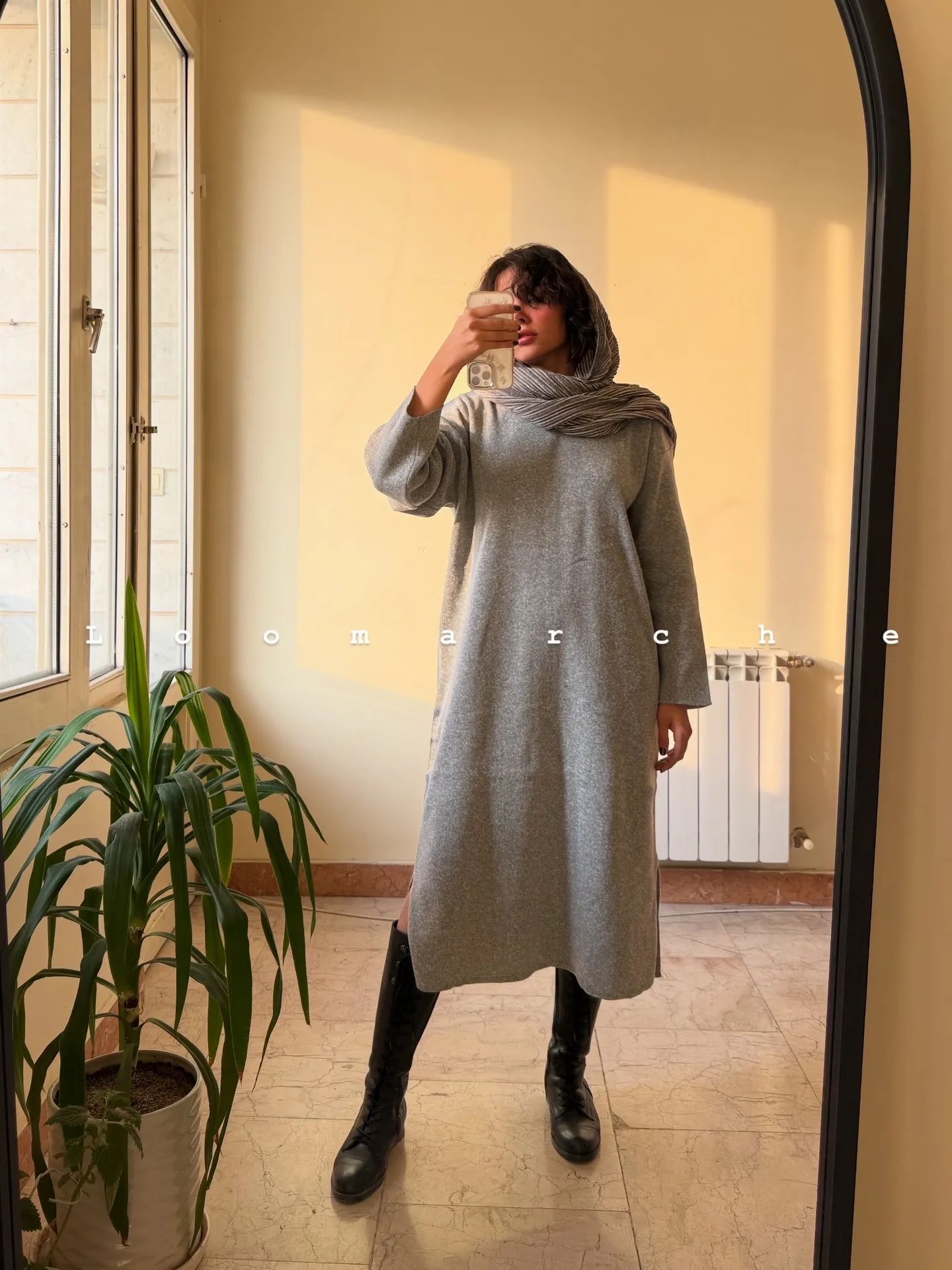 بافت زنانه ماکسی loomarche